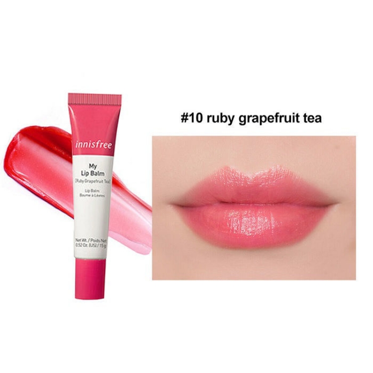 Изображение на БАЛСАМ ЗА УСТНИ Innisfree My Lip Balm- Ruby Grapefruit Tea 15г