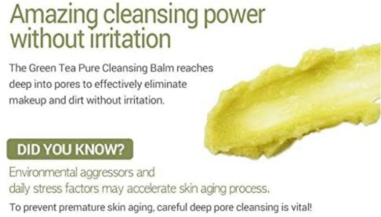 Picture of YADAH Green Tea Pure Cleansing Balm 100ml