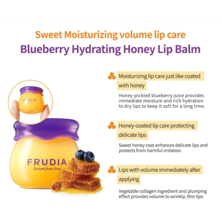 Изображение на БАЛСАМ ЗА УСТНИ FRUDIA Blueberry Hydrating Honey Lip Balm 10мл