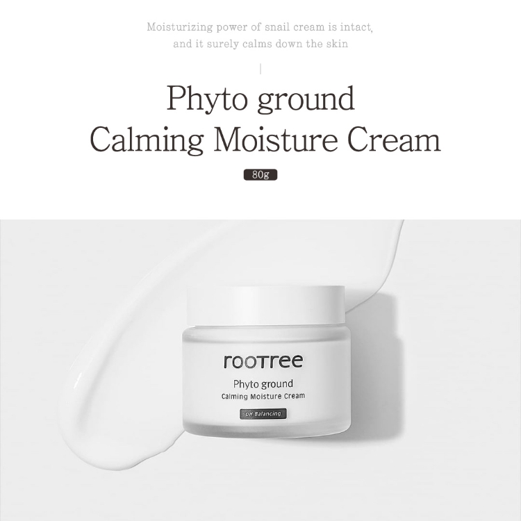 Изображение на УСПОКОЯВАЩ ХИДРАТИРАЩ КРЕМ  rootree Phyto Ground Calming Moisture Cream 50гр