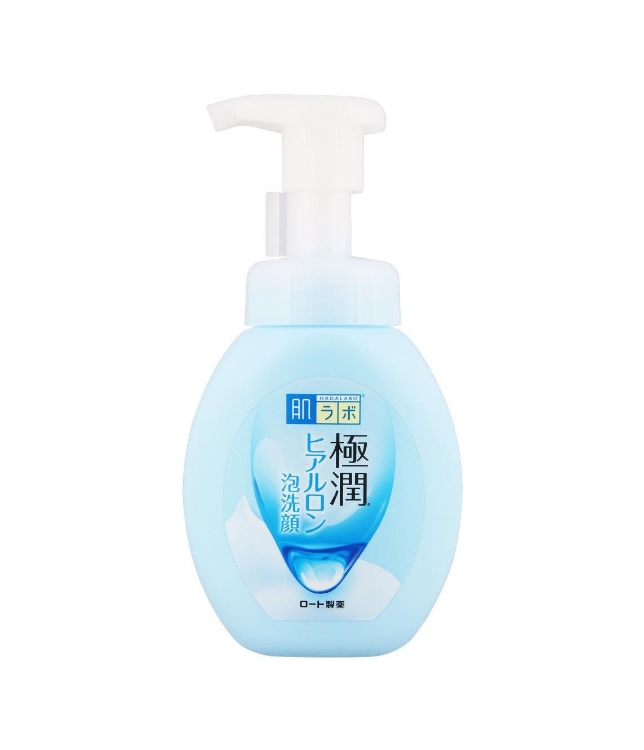 Изображение на ПОЧИСТВАЩА ПЯНА Rohto Mentholatum Hada Labo Gokujyun Hyaluronic Acid Face Wash 160гр.