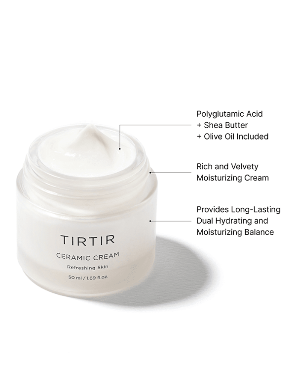 Изображение на КРЕМ ЗА ЛИЦЕ TIRTIR Ceramic Cream 50мл