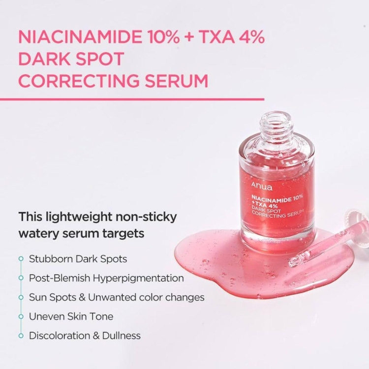 Изображение на СЕРУМ ЗА ЛИЦЕ Anua Niacinamide 10% + TXA 4% Serum 30мл