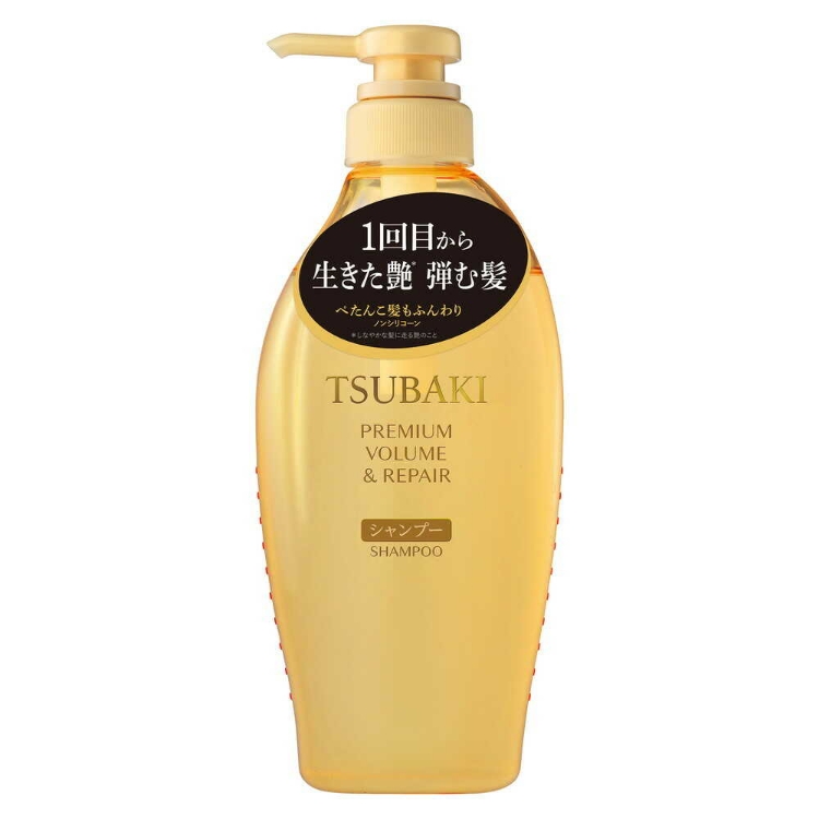 Изображение на ШАМПОАН ЗА КОСА Shiseido Tsubaki Premium Volume & Repair Shampoo 450мл