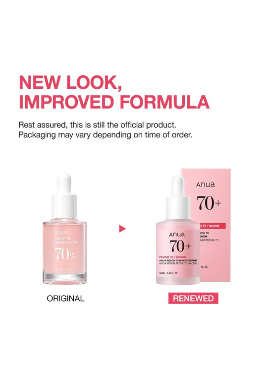 Изображение на СЕРУМ ЗА ЛИЦЕ Anua Peach 70 Niacin Serum 30мл