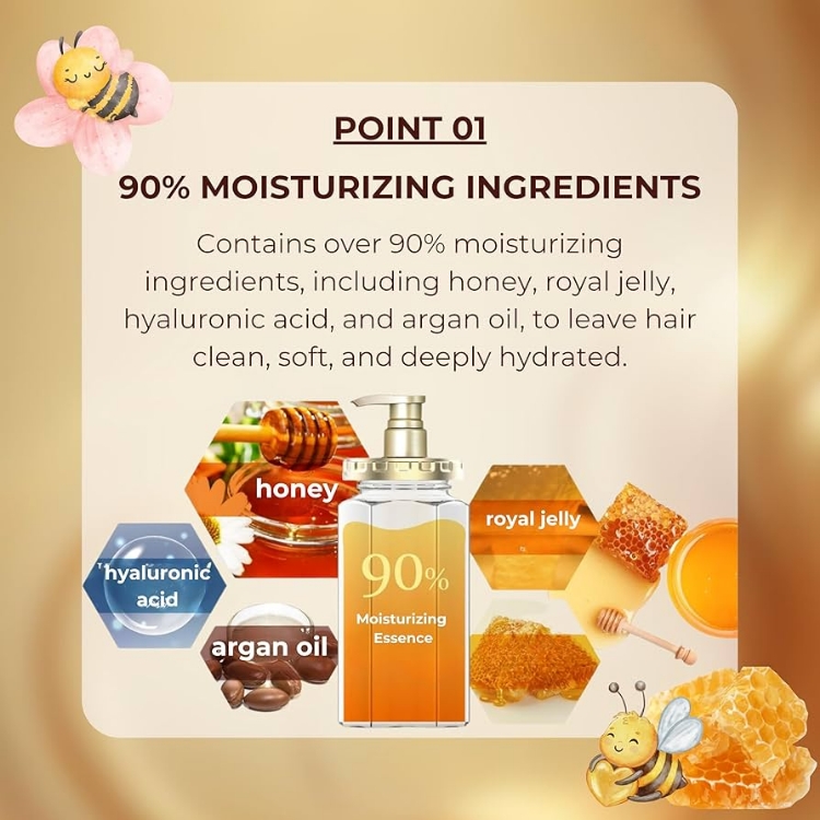 Изображение на ДЪЛБОКО ОВЛАЖНЯВАЩ ШАМПОАН С МЕД &honey Deep Moist Shampoo 1.0  440мл