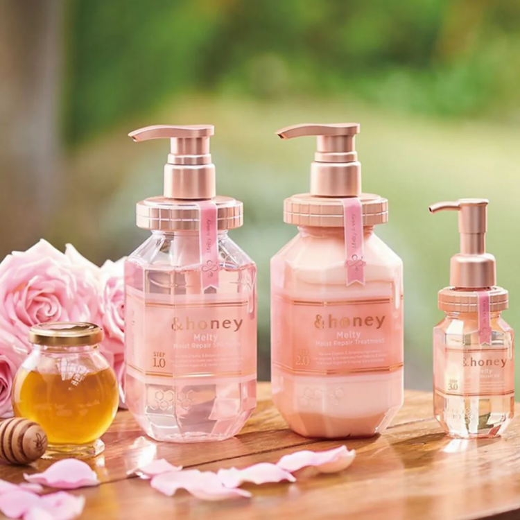 Изображение на ШАМПОАН С МЕД И РОЗОВА ВОДА &honey Melty Moist Repair Shampoo 1.0  440мл