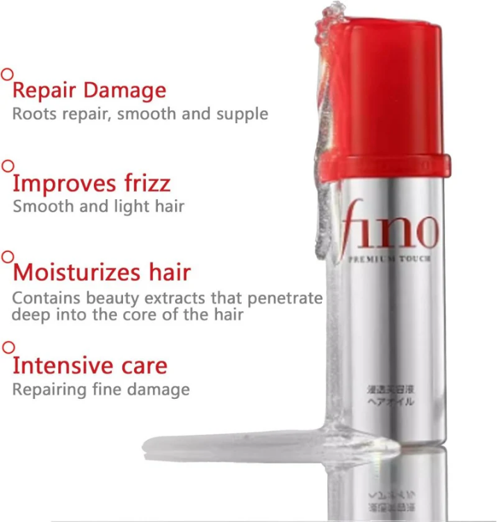 Изображение на ВЪЗСТАНОВЯВАЩО МАСЛО ЗА КОСА Shiseido Fino Premium Touch Hair Oil  70мл