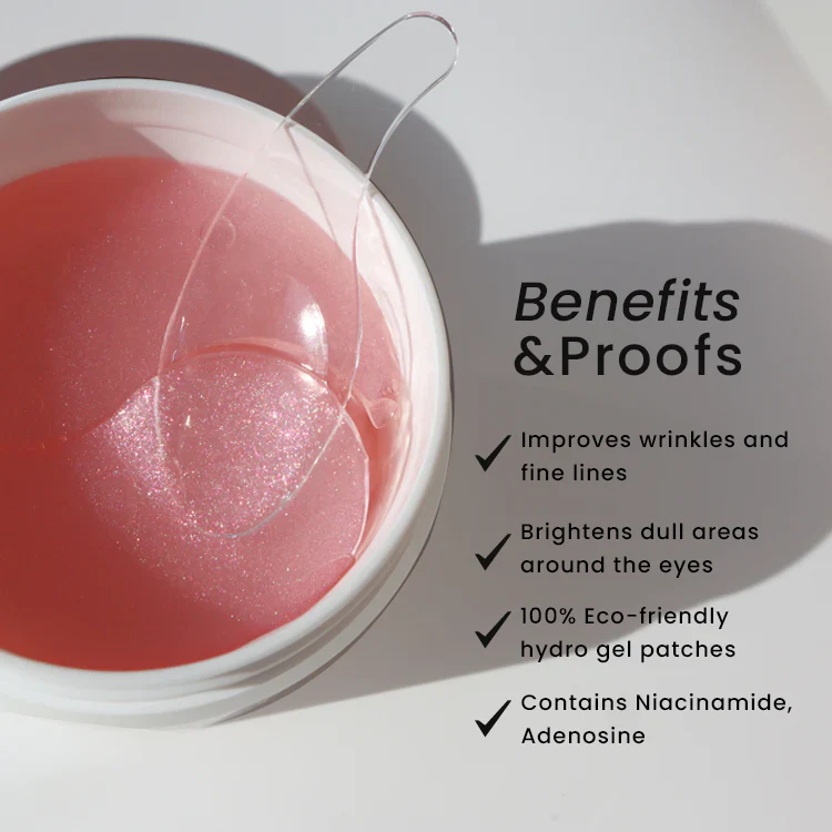 Изображение на ПАЧОВЕ ЗА ОЧИ Heimish Hydrogel Eye Patch Bulgarian Rose Water 60бр.