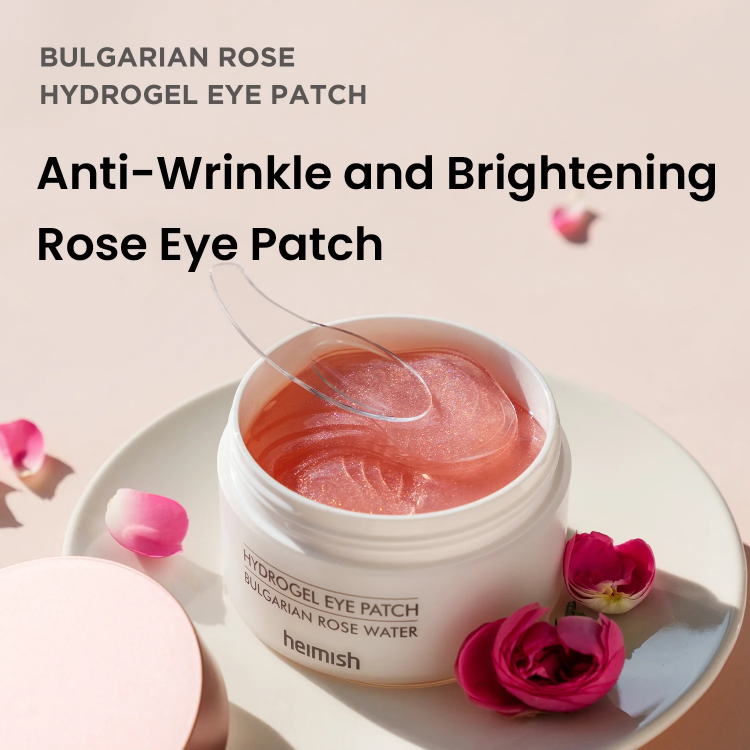 Изображение на ПАЧОВЕ ЗА ОЧИ Heimish Hydrogel Eye Patch Bulgarian Rose Water 60бр.