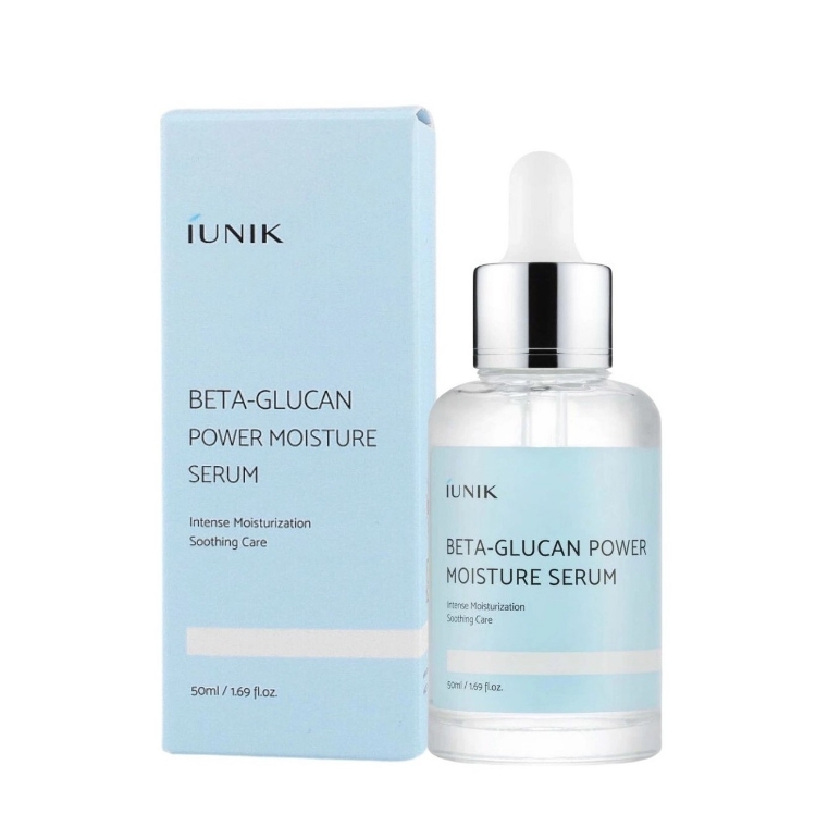 Изображение на ОВЛАЖНЯВАЩ СЕРУМ С БЕТА-ГЛЮКАН  IUNIK Beta-Glucan Power Moisture Serum 50мл