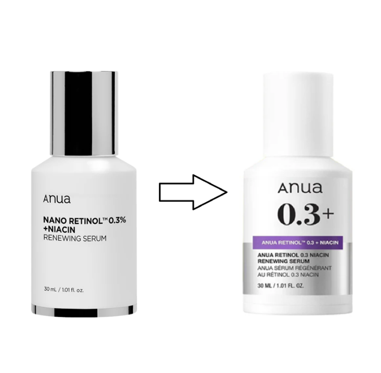 Изображение на СЕРУМ ЗА ЛИЦЕ Anua Retinol 0.3% + Niacin Renewing Serum 30мл